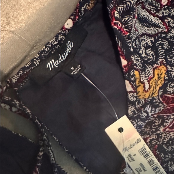 Madewell Ruffle-Sleeve Popover Mini Dress in Bali Blooms | NWT $110 | Size Small - Picture 3 of 6